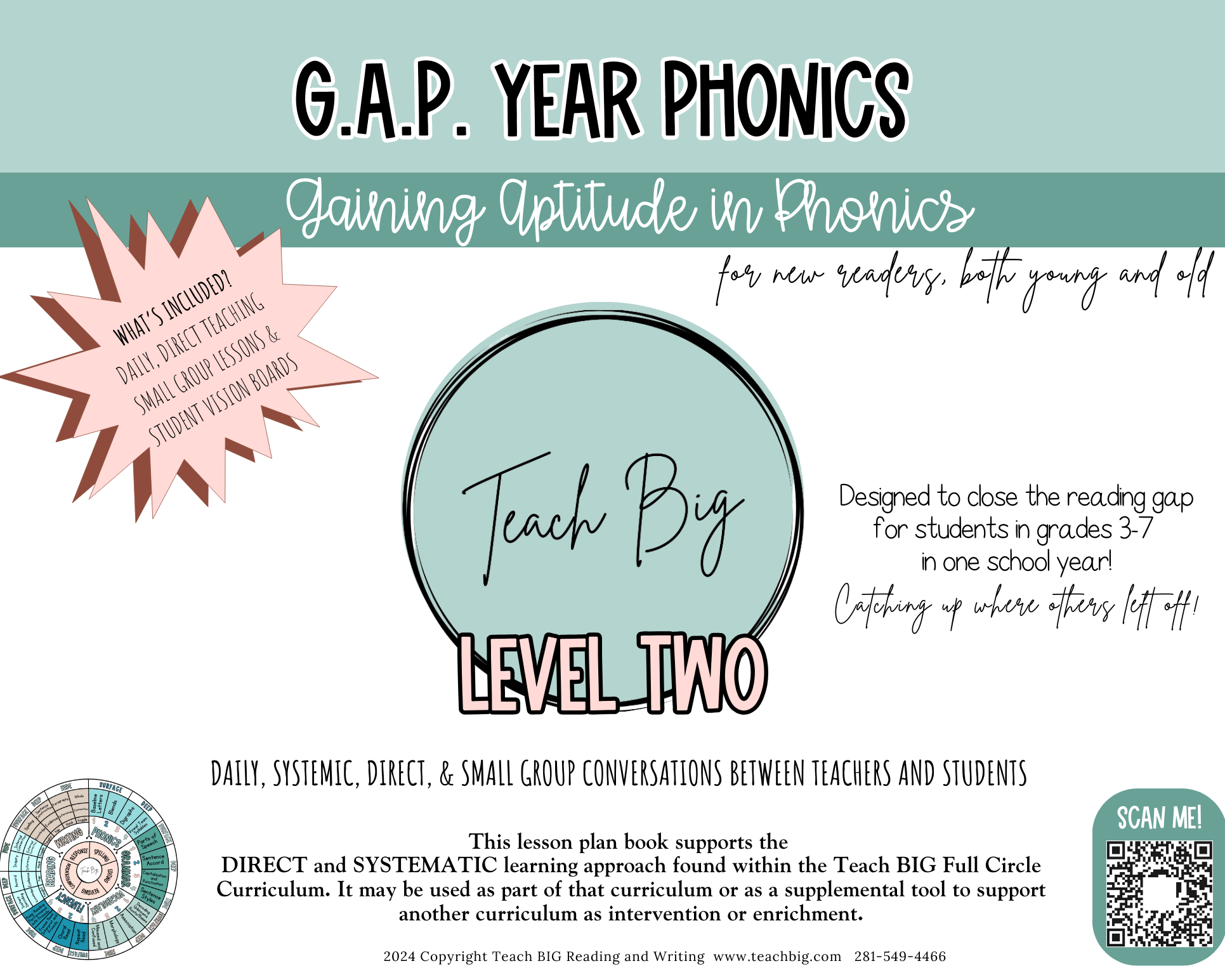 The Gap Year Phonics Curriculum Grades 3-7