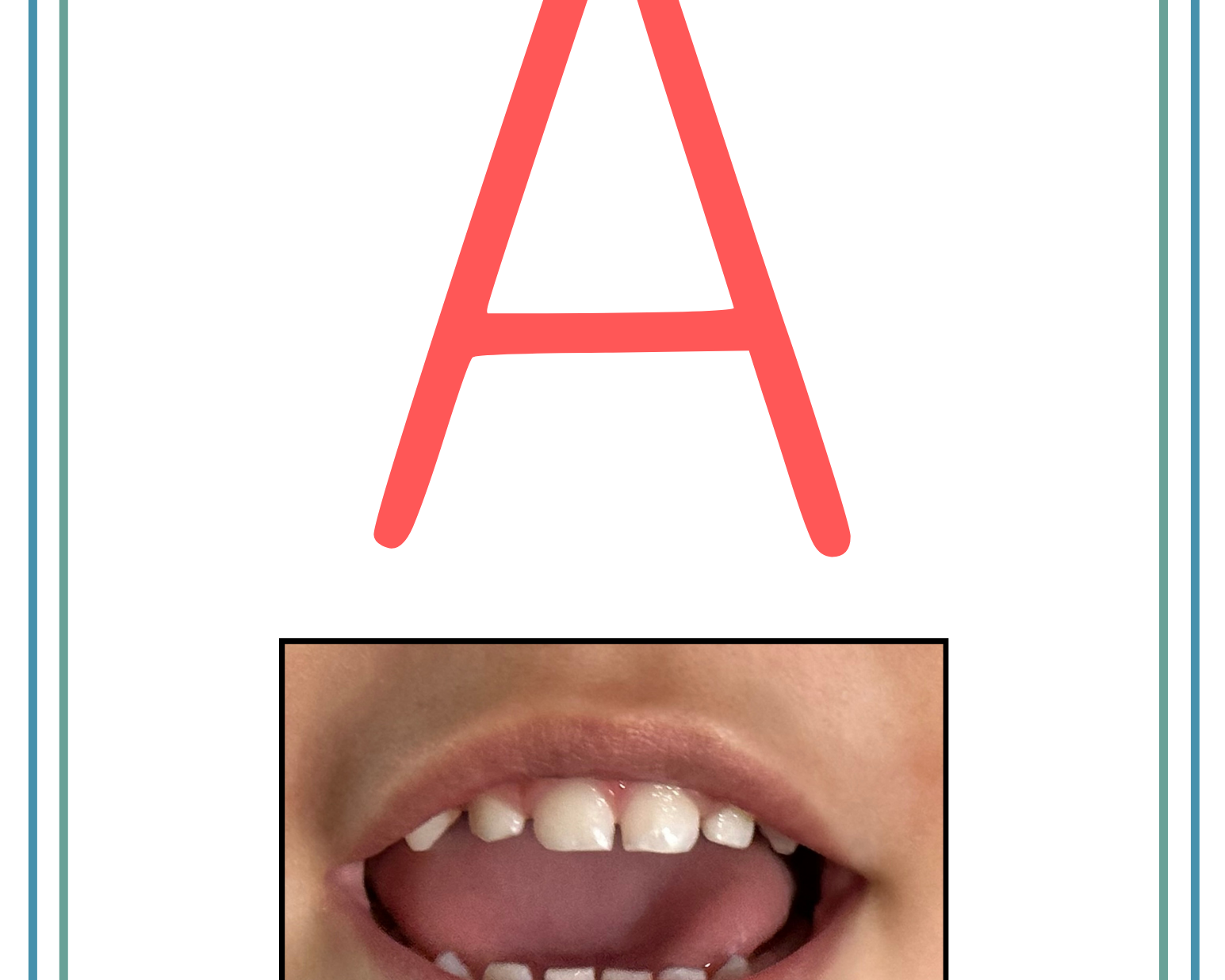 Alphabet Mouth Shapes | Full Sheet
