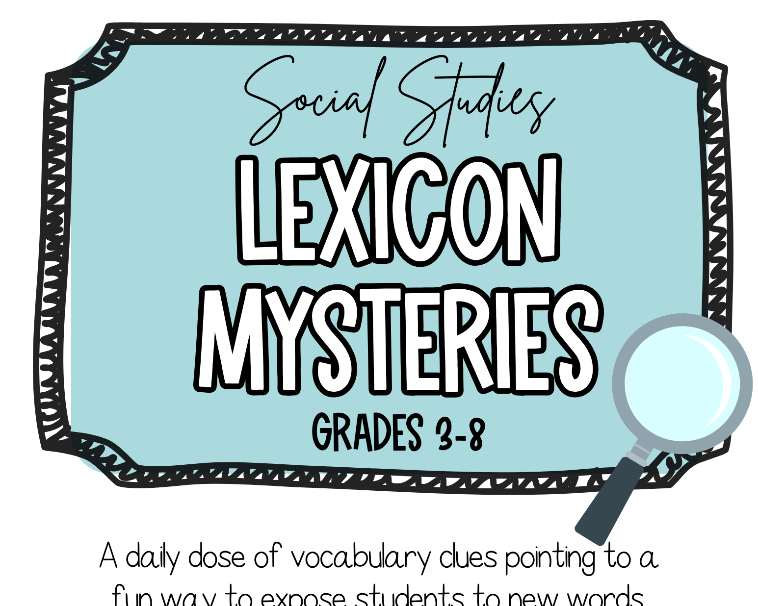 3-8 Social Studies Lexicon Mysteries