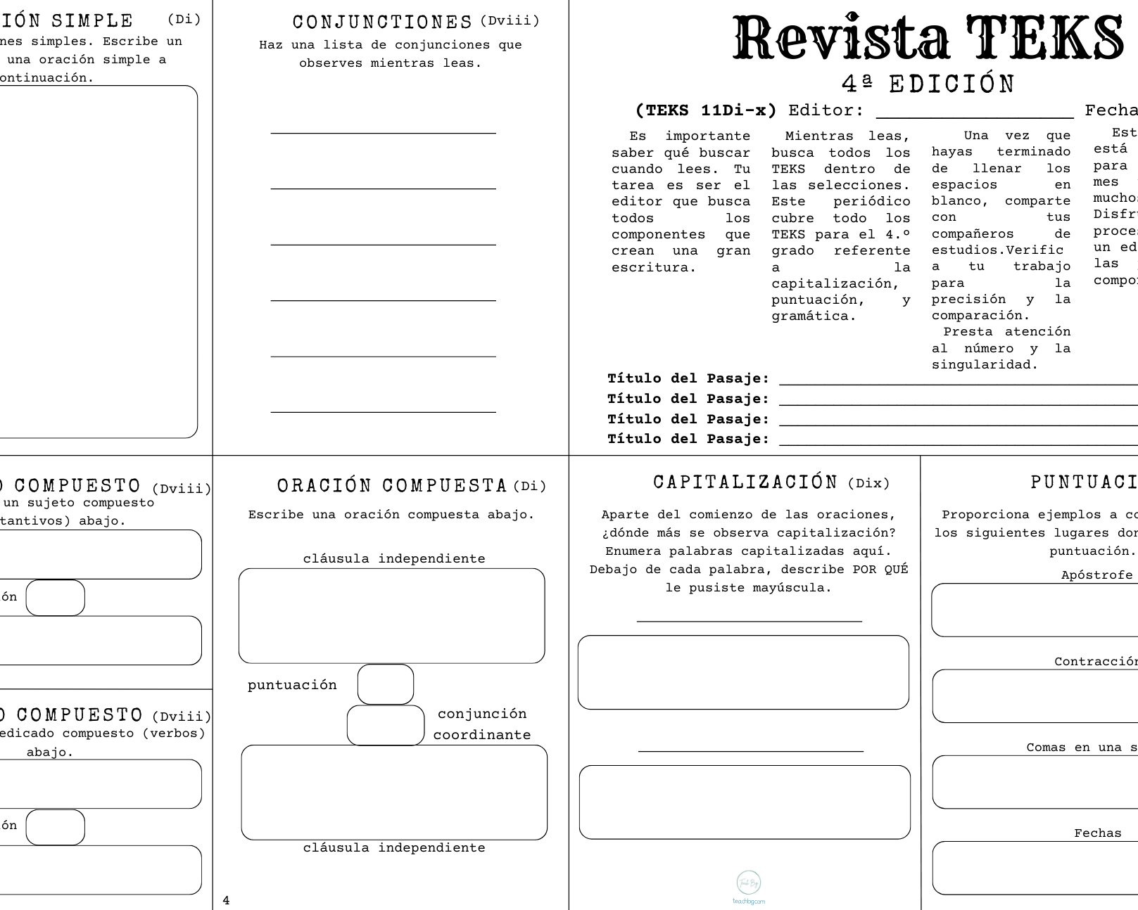 Teks Tribune - 4Th Grade Edition Spanish