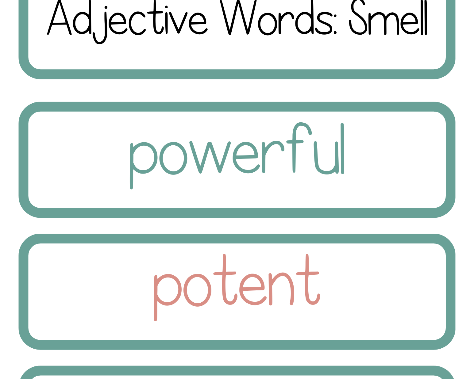 Adjective Word Trios | The Additive Word Trios Item Is A Set Of 36 Sets Three Words That Cover All