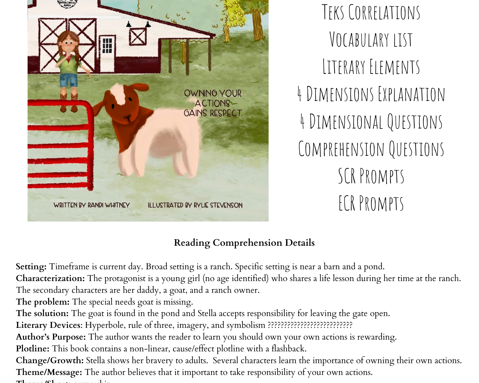 Who Let The Goat Out | Study Guide