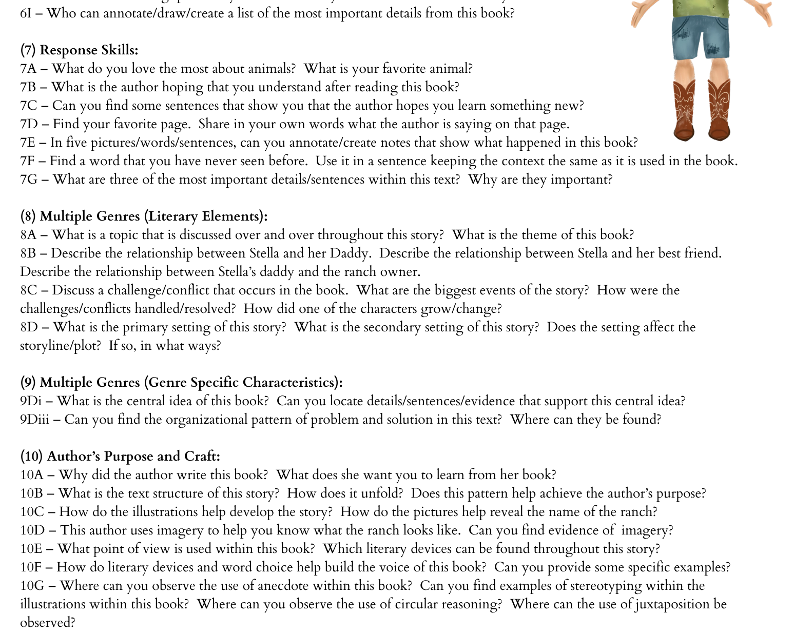 Buffalo Nickel Ranch Study Guide