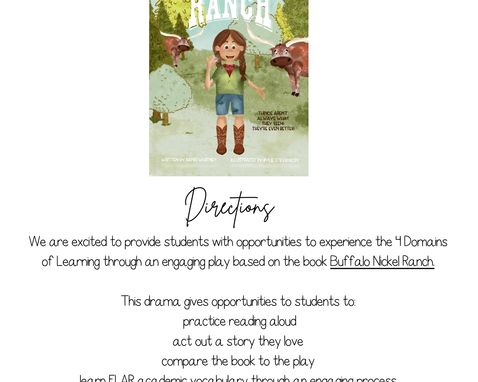 A Drama Experience | Buffalo Nickel Ranch