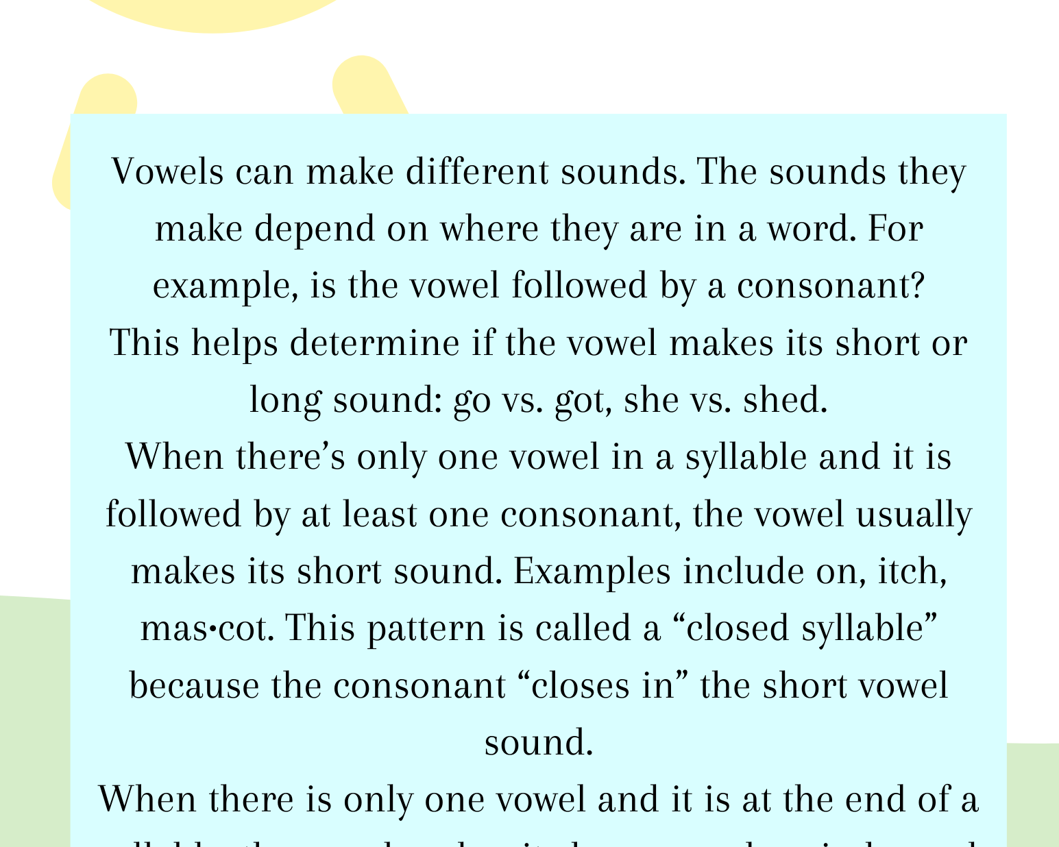 15 Common Phonics Rules Poster Set