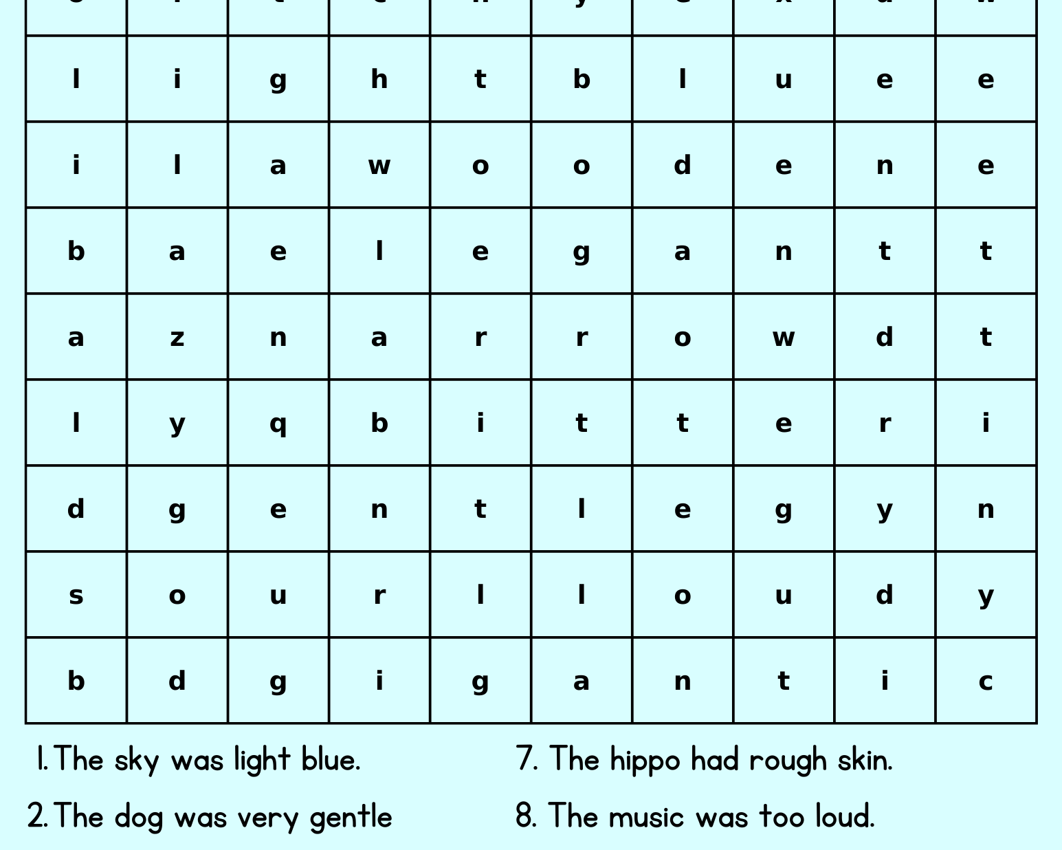 Adjective Word Search - This Resource Is Great For Grades 2-3.