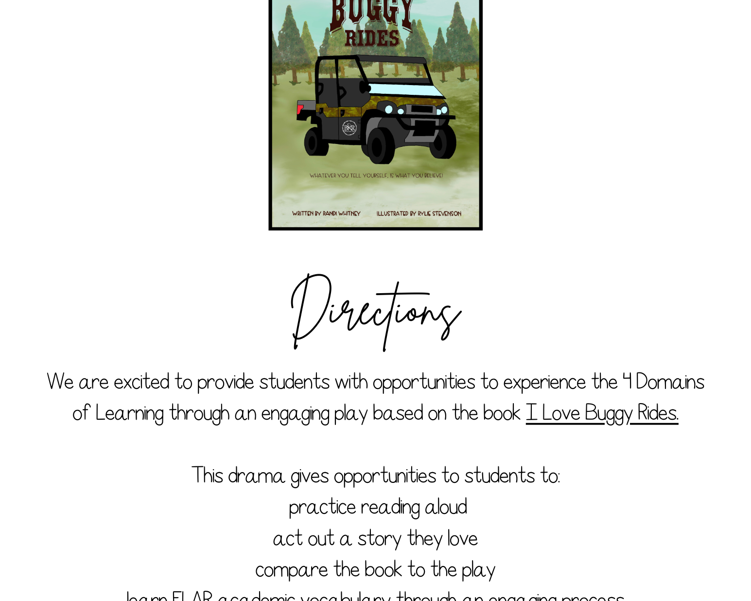 A Drama Experience | I Love Buggy Rides