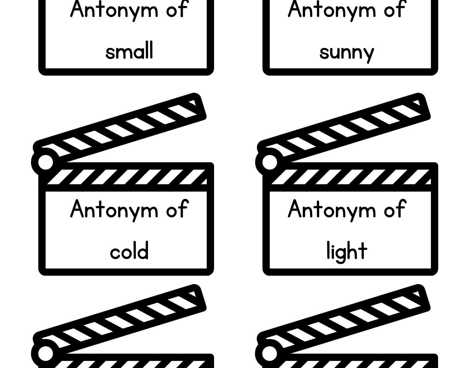 Antonym Acting! - This Resource Is Great For Grades 2-3.