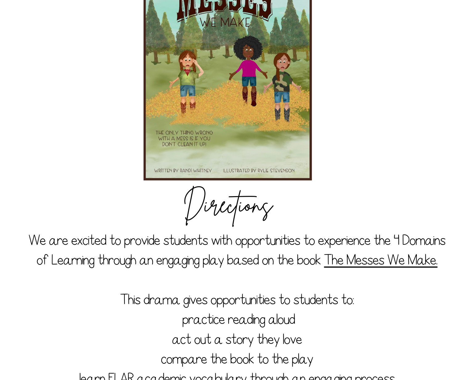 A Drama Experience | The Messes We Make