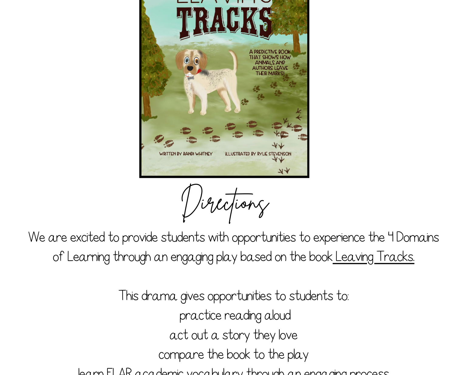 A Drama Experience | Leaving Tracks