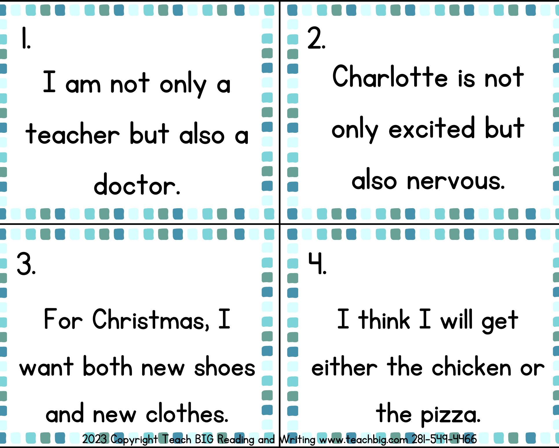 Correlative Conjunctions - This Resource Is Great For Grades 4-6.