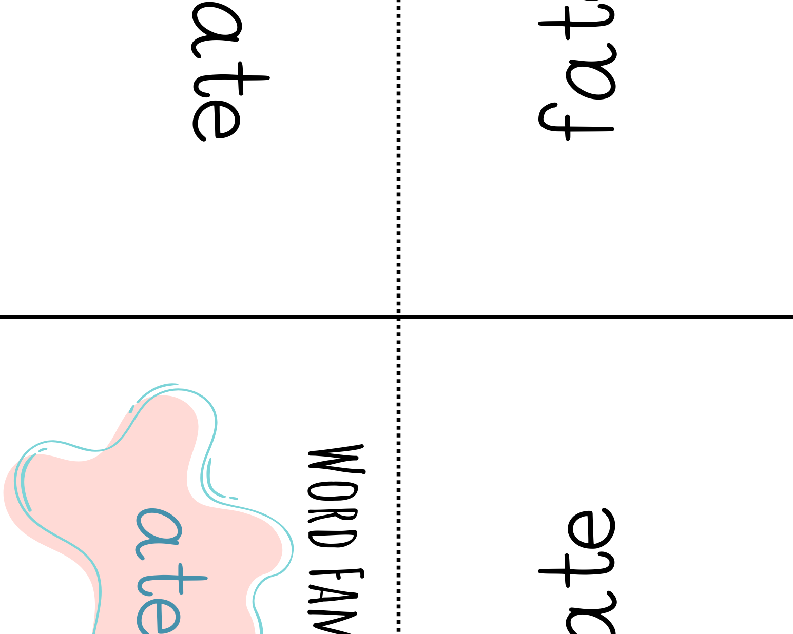 Word Family Books Bundle:  This Word Family Booklet Emphasizes The Bundle. It Goes Great In A