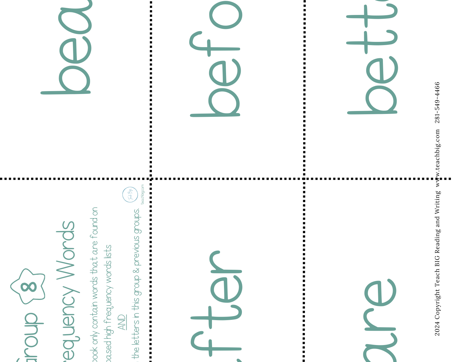 High Frequency Words Booklet - Group 8 | These High Frequency Booklets Are Paramount When