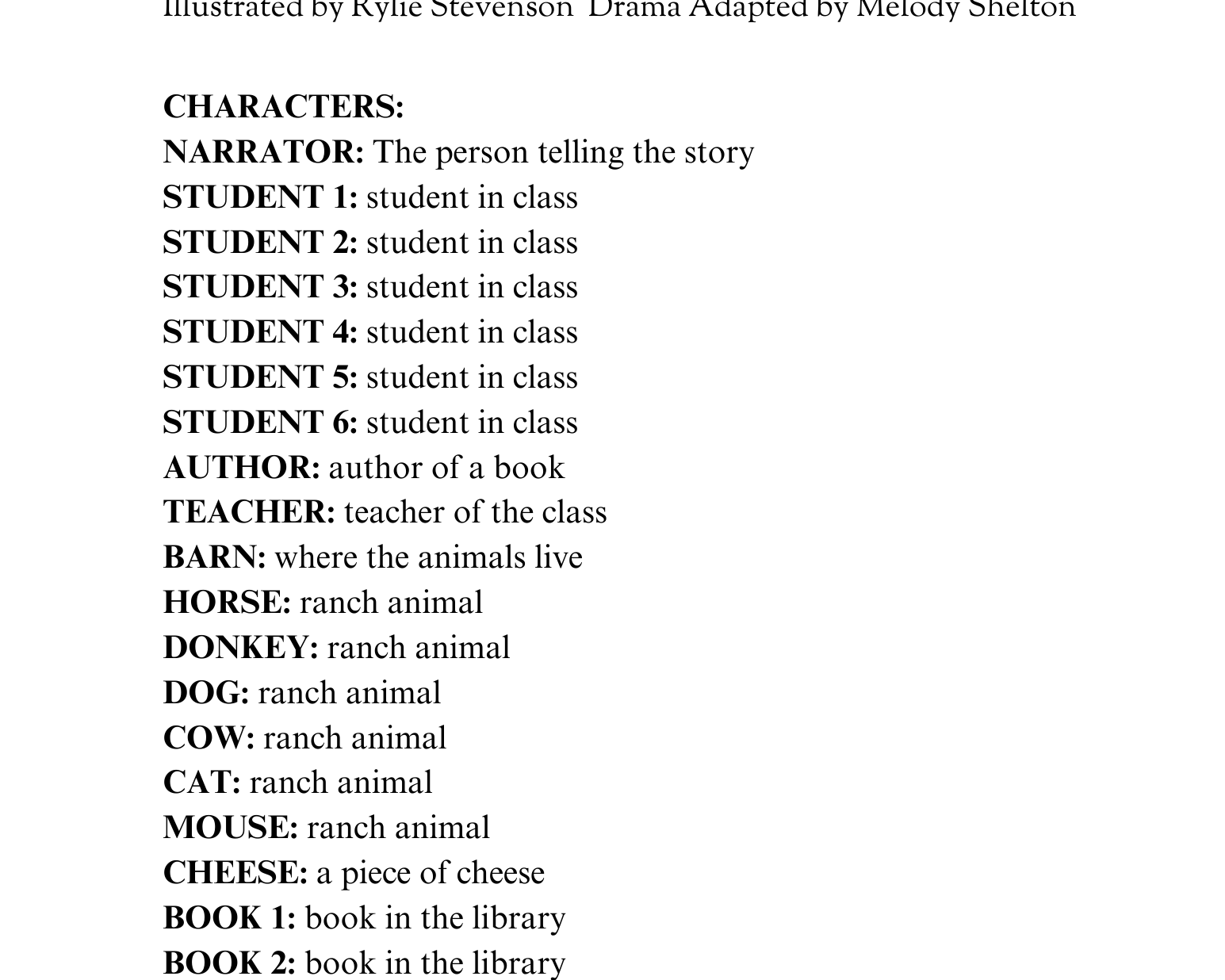 A Drama Experience | Leaving Tracks