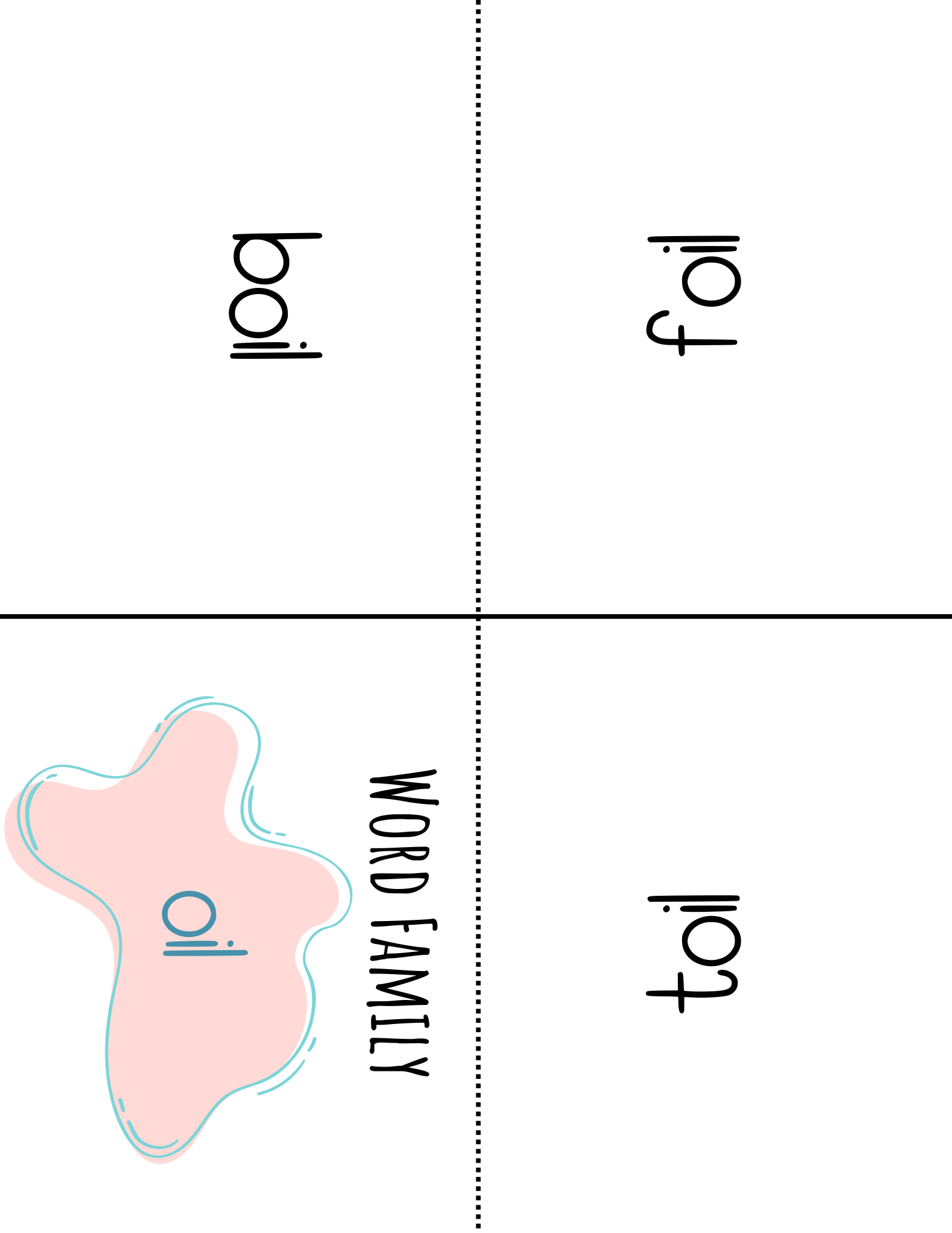 Word Family Books - Oil: This Word Family Booklet Emphasizes The Oil. It Goes Great In A Station Or