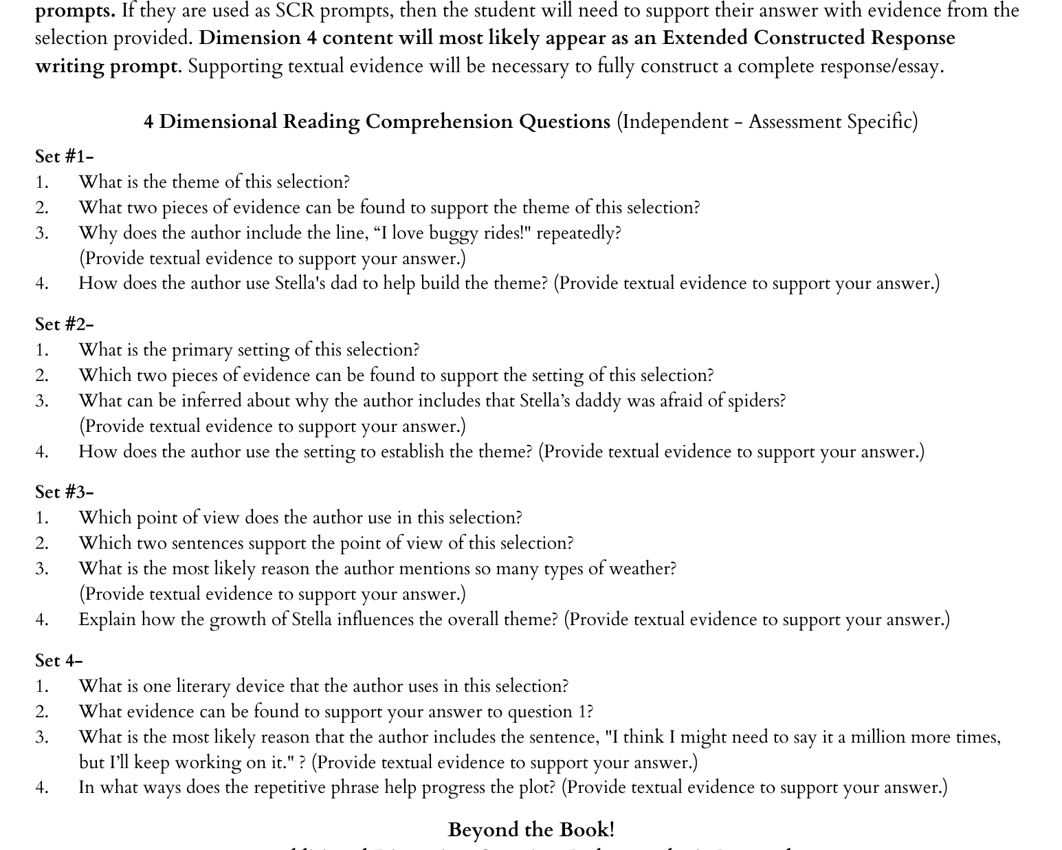 Buggy Rides | Study Guide