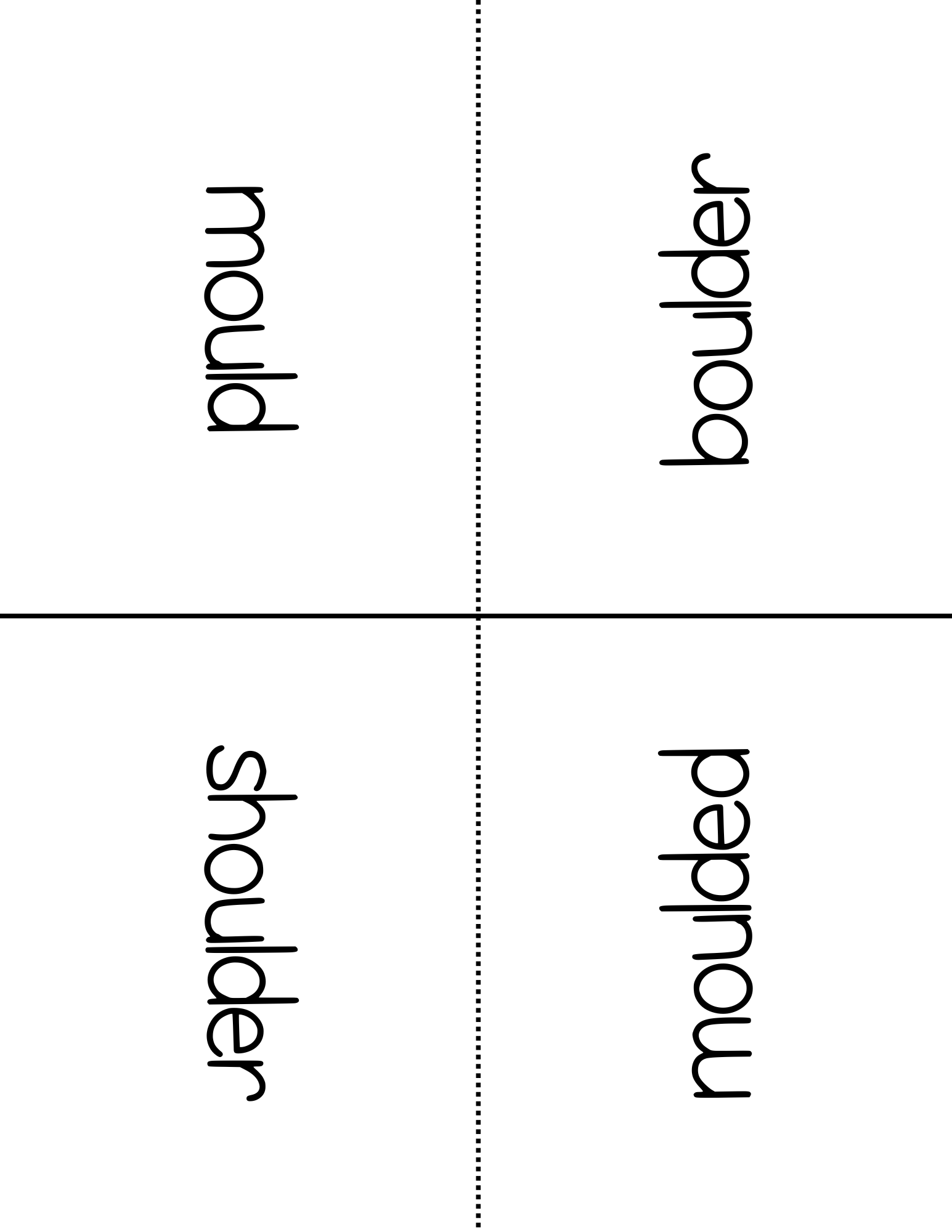 Word Family Books - Ould: This Word Family Booklet Emphasizes The Ould. It Goes Great In A Station