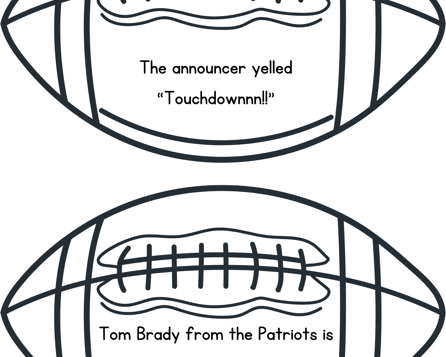 Punting Punctuation Activity - This Resource Is Great For Grades 7-8.