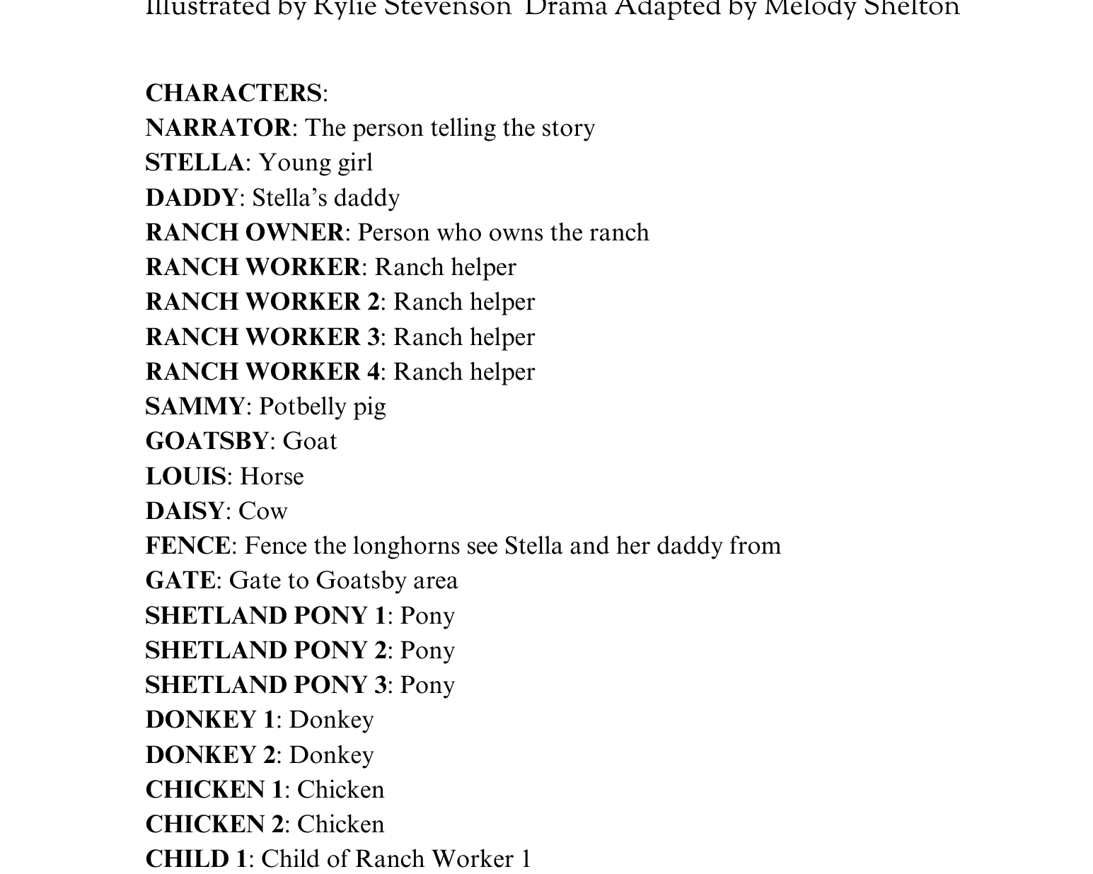 A Drama Experience | Who Let The Goat Out