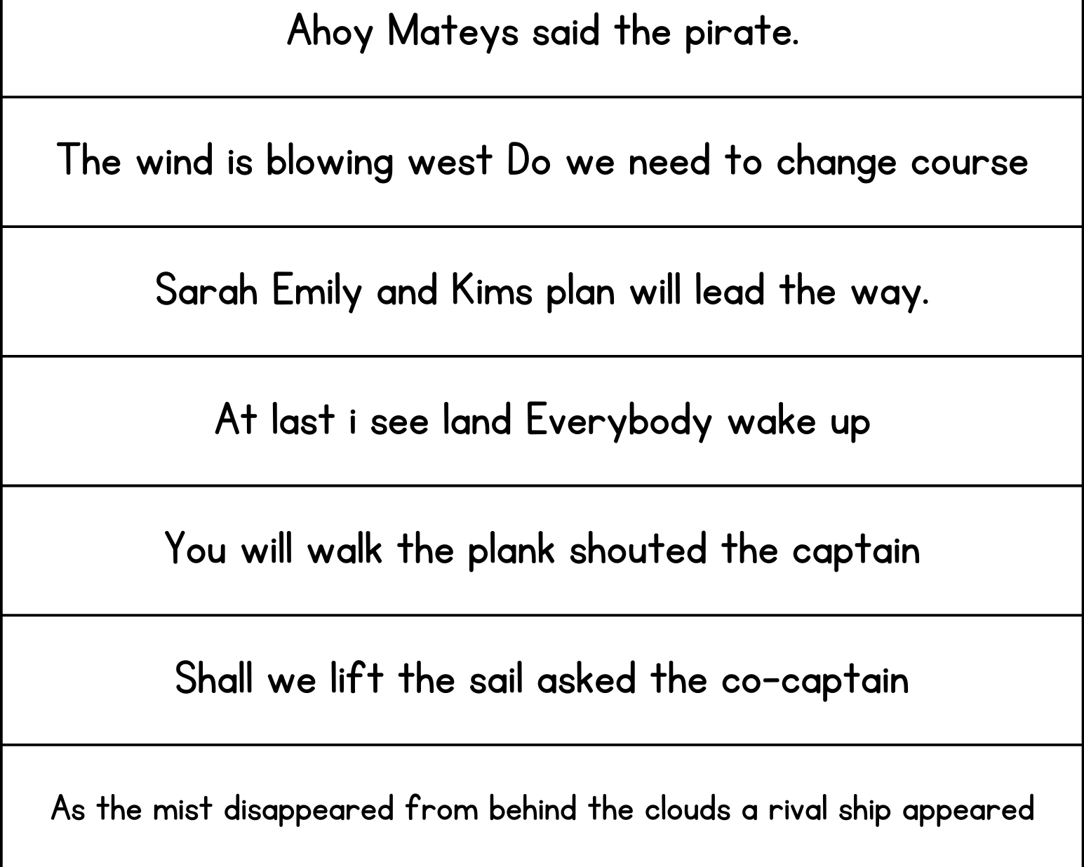 Marking The Punctuation - This Resource Is Great For Grades 4-6.