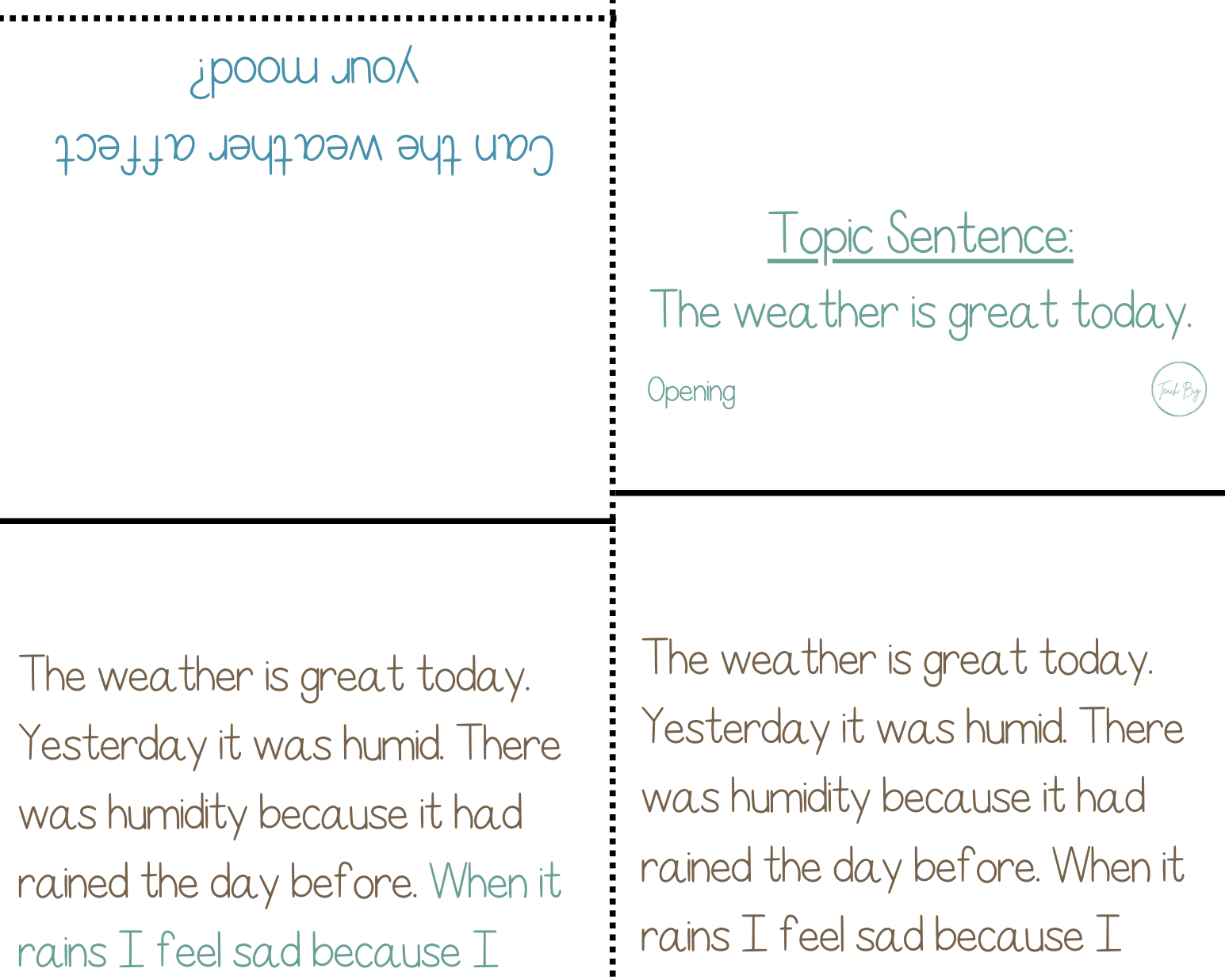 Paragraph Power Science Weather | Whether It Is A Small Group Paired Student Activity Or An