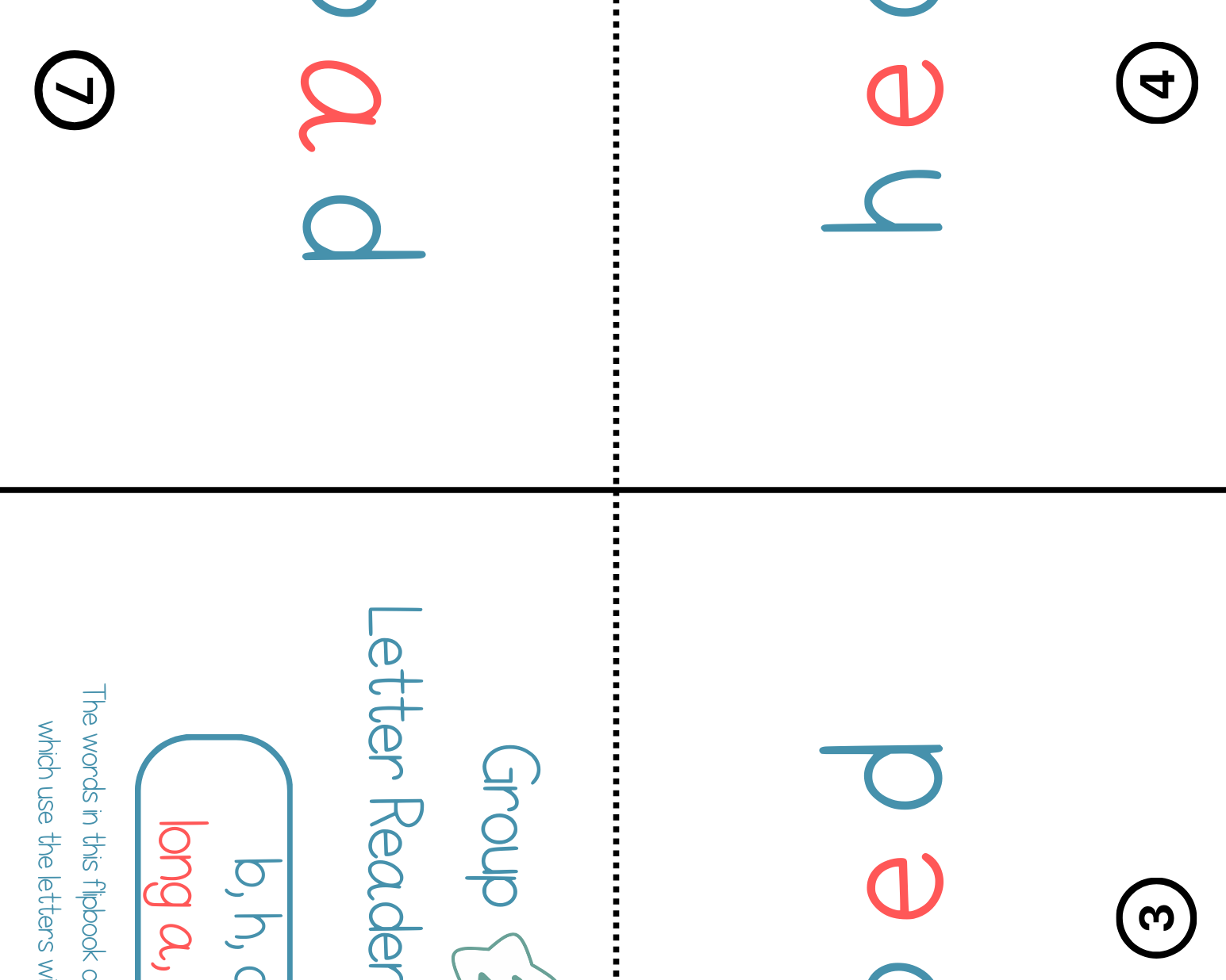 : Letter Readers Group 2 (B H D Long A E) Each Reader Book Focuses Only On The Letters From That