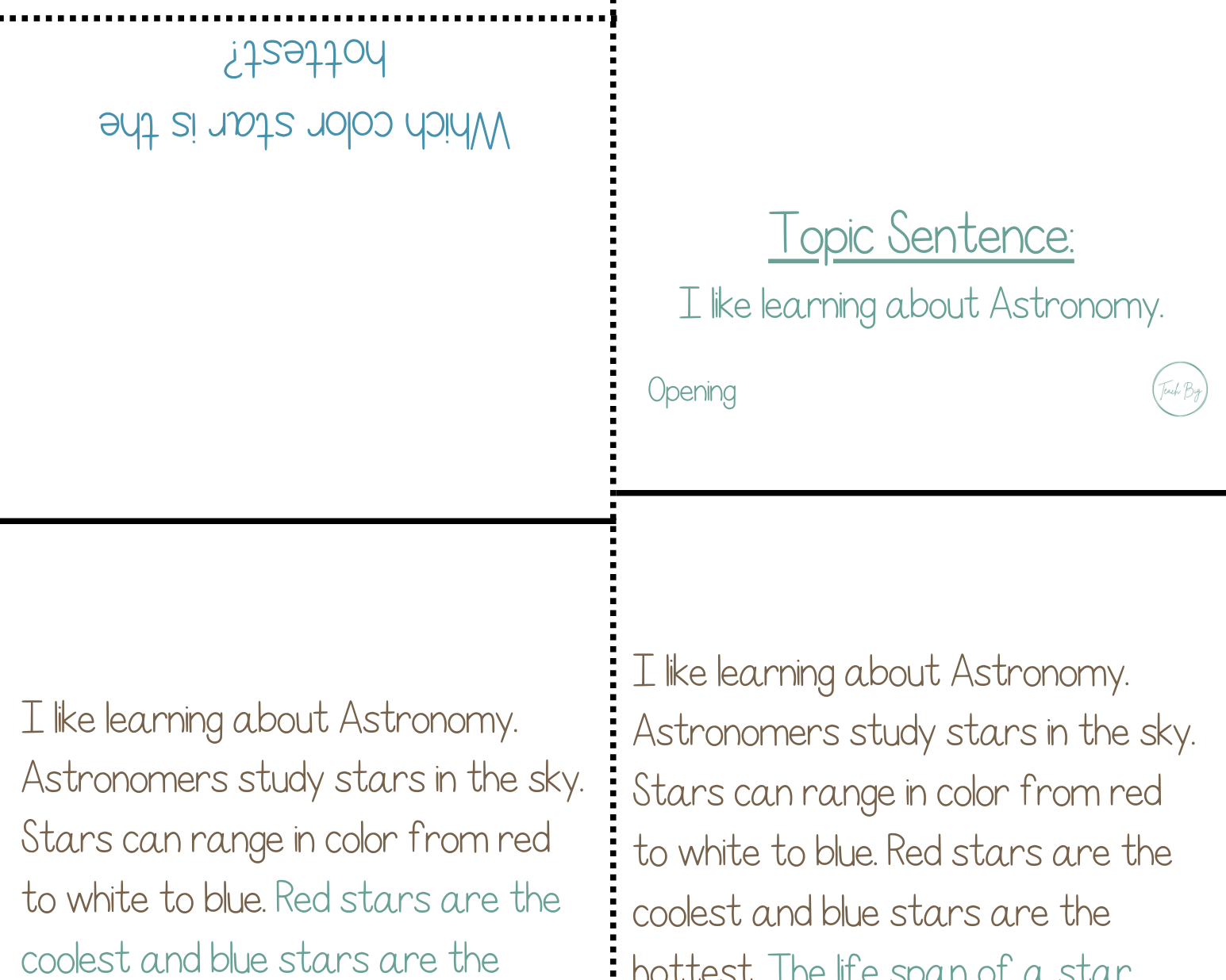 Paragraph Power Science Astronomy | Whether It Is A Small Group Paired Student Activity Or An