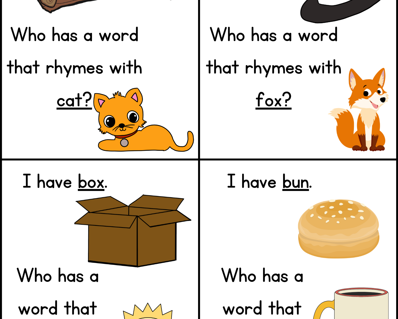 Rhyme Time:  A Fun Activity That Can Be Used In A Station Or Small Group.