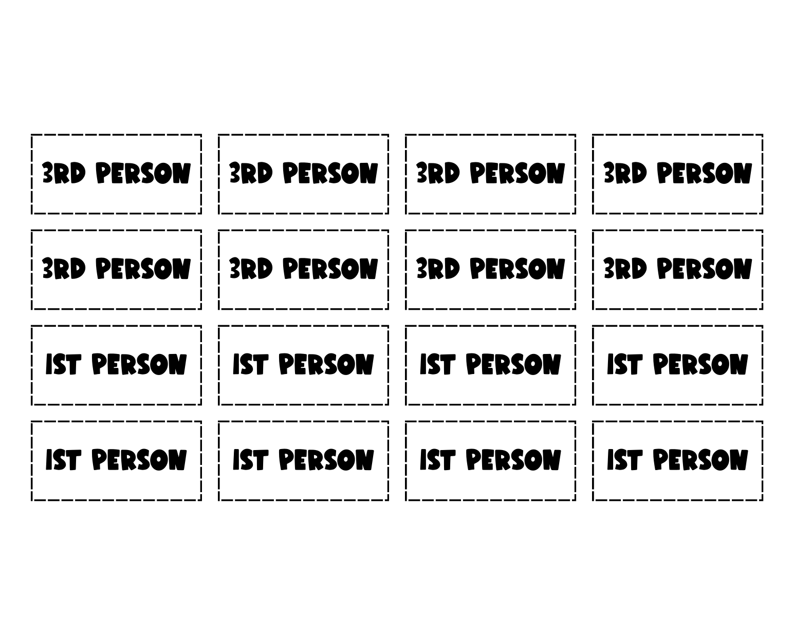 1St Person Vs 3Rd Activity - This Resource Is Great For Grades 4-6.