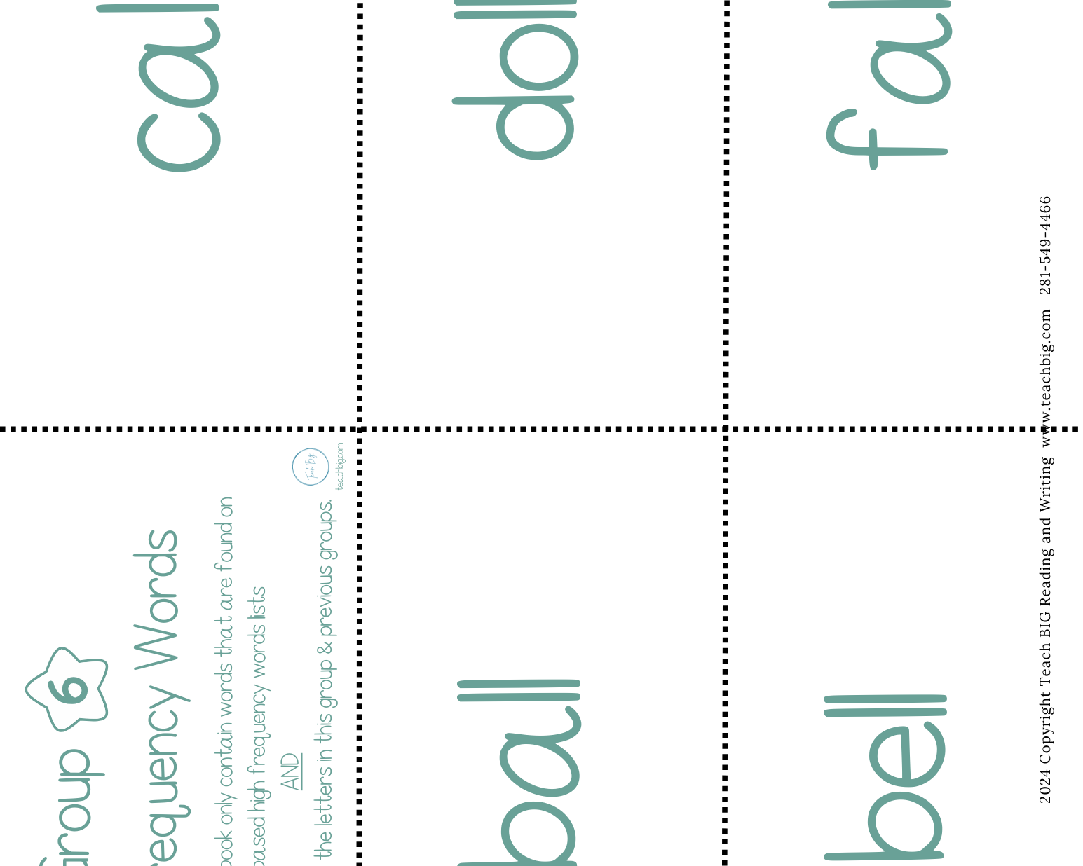 High Frequency Words Booklet - Group 6 | These High Frequency Booklets Are Paramount When