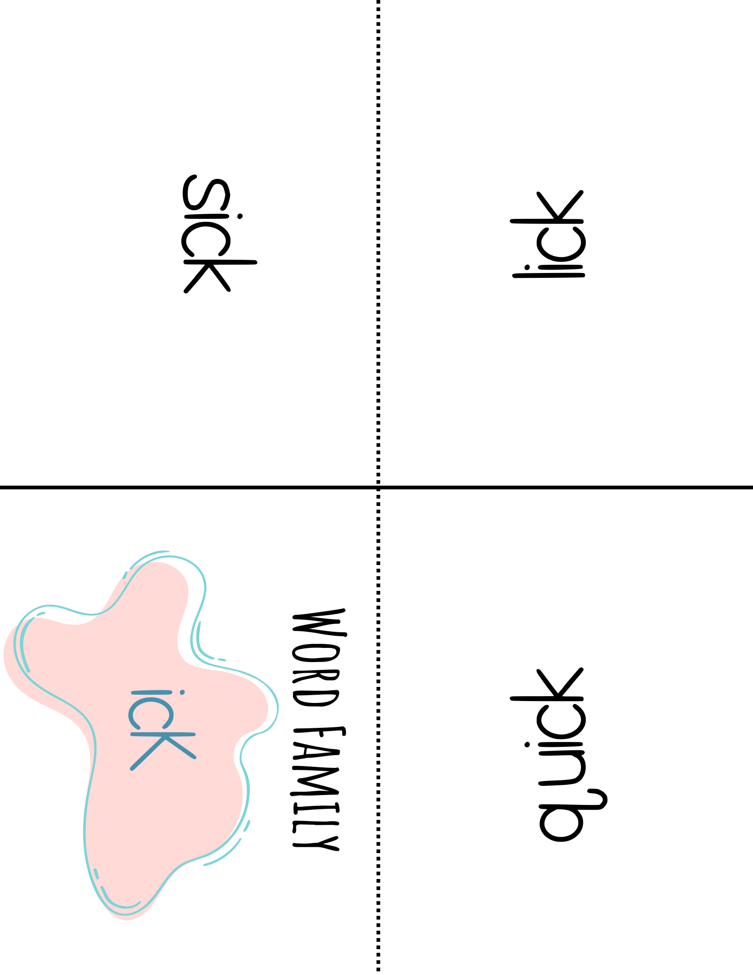 Word Family Books - Ick: This Word Family Booklet Emphasizes The Ick. It Goes Great In A Station Or