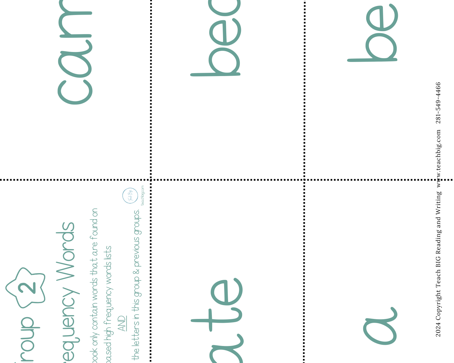 High Frequency Words Booklet - Group 2 | These High Frequency Booklets Are Paramount When