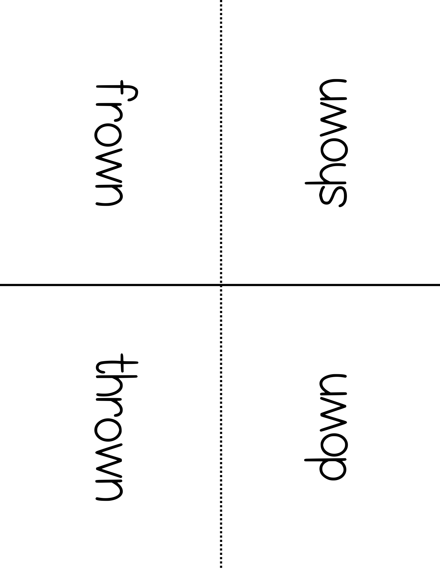 Word Family Books - Own: This Word Family Booklet Emphasizes The Own. It Goes Great In A Station Or