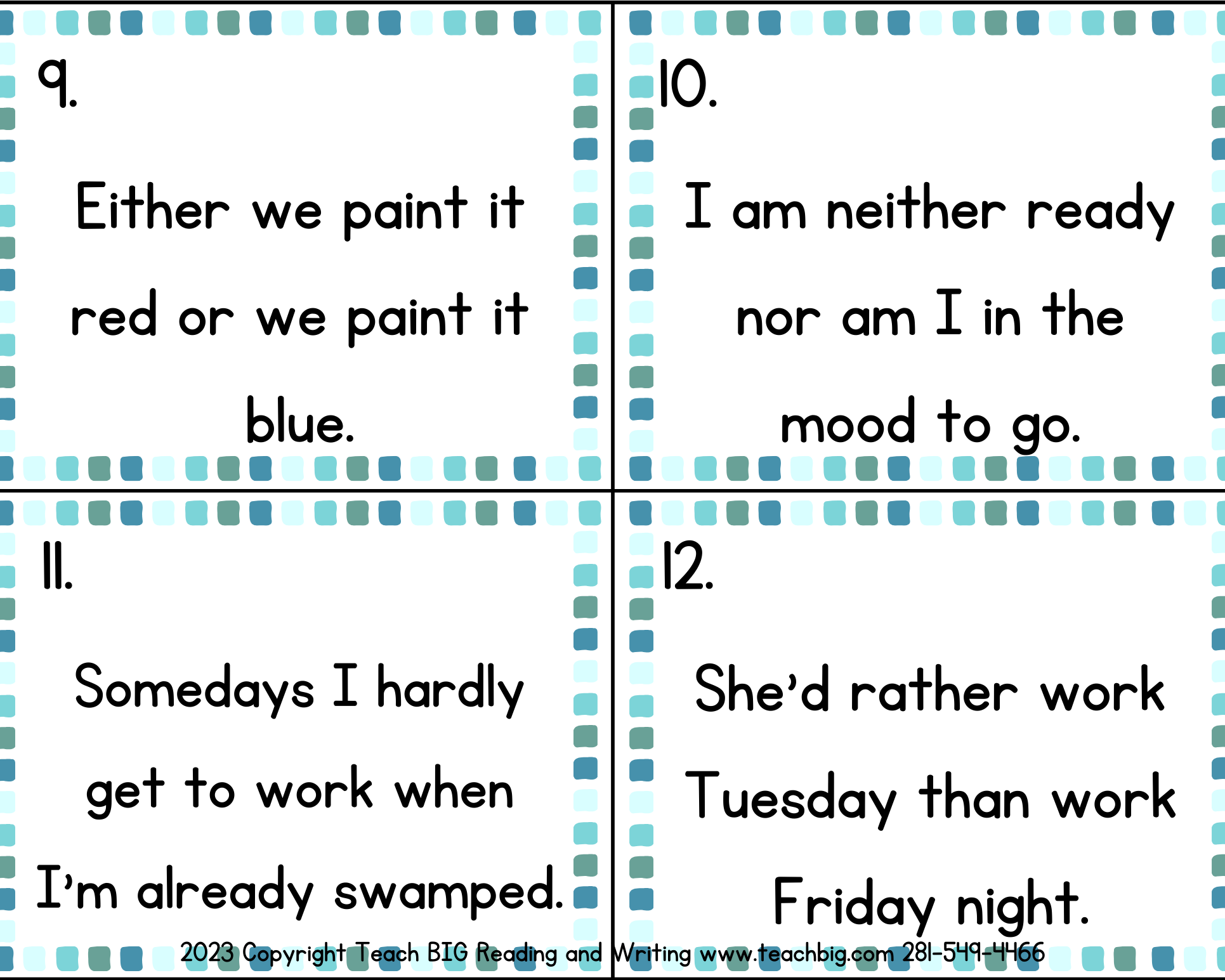 Correlative Conjunctions - This Resource Is Great For Grades 4-6.