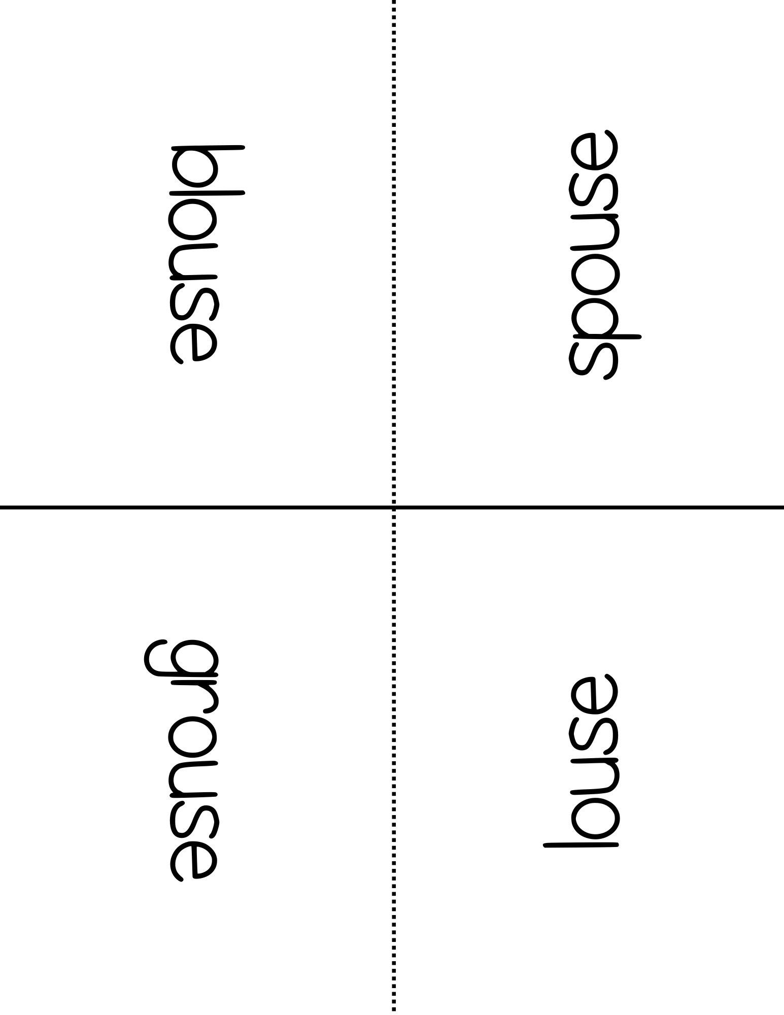 Word Family Books - Ouse: This Word Family Booklet Emphasizes The Ouse. It Goes Great In A Station