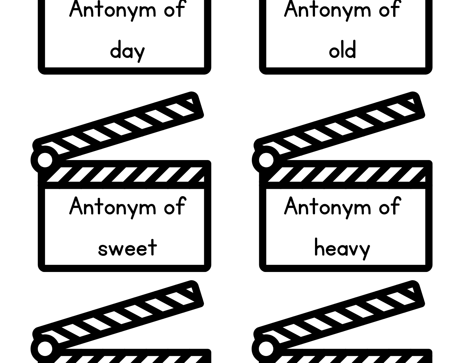 Antonym Acting! - This Resource Is Great For Grades 2-3.