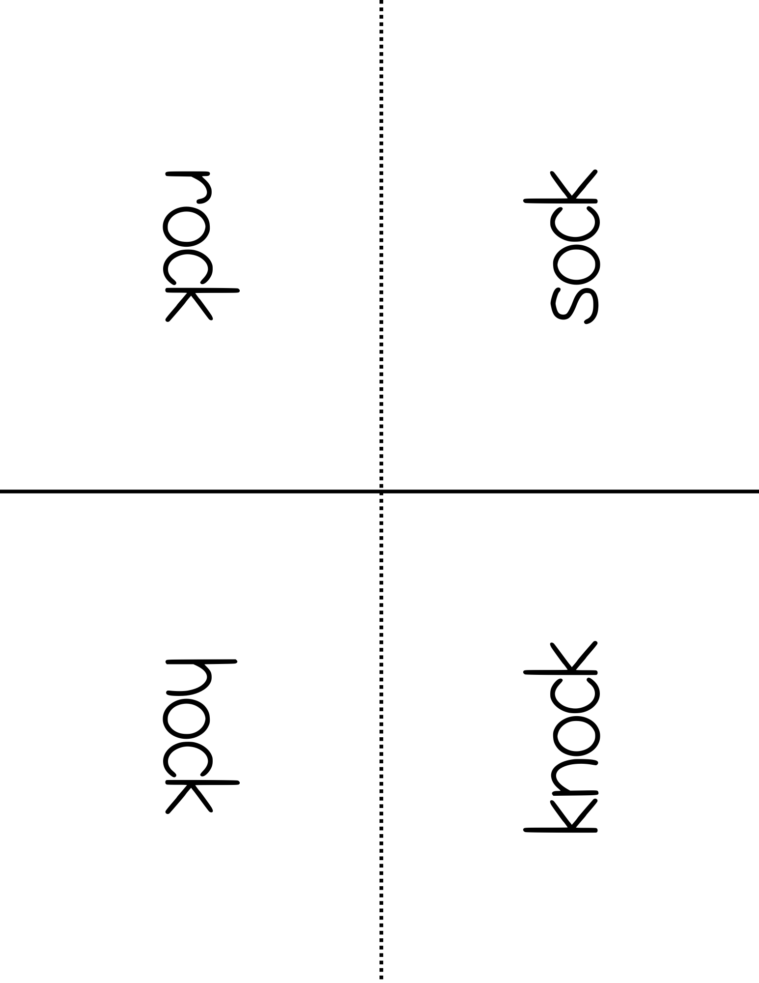 Word Family Books - Ock: This Word Family Booklet Emphasizes The Ock. It Goes Great In A Station Or