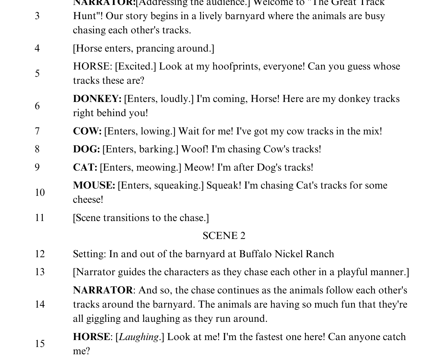 A Drama Experience | Leaving Tracks