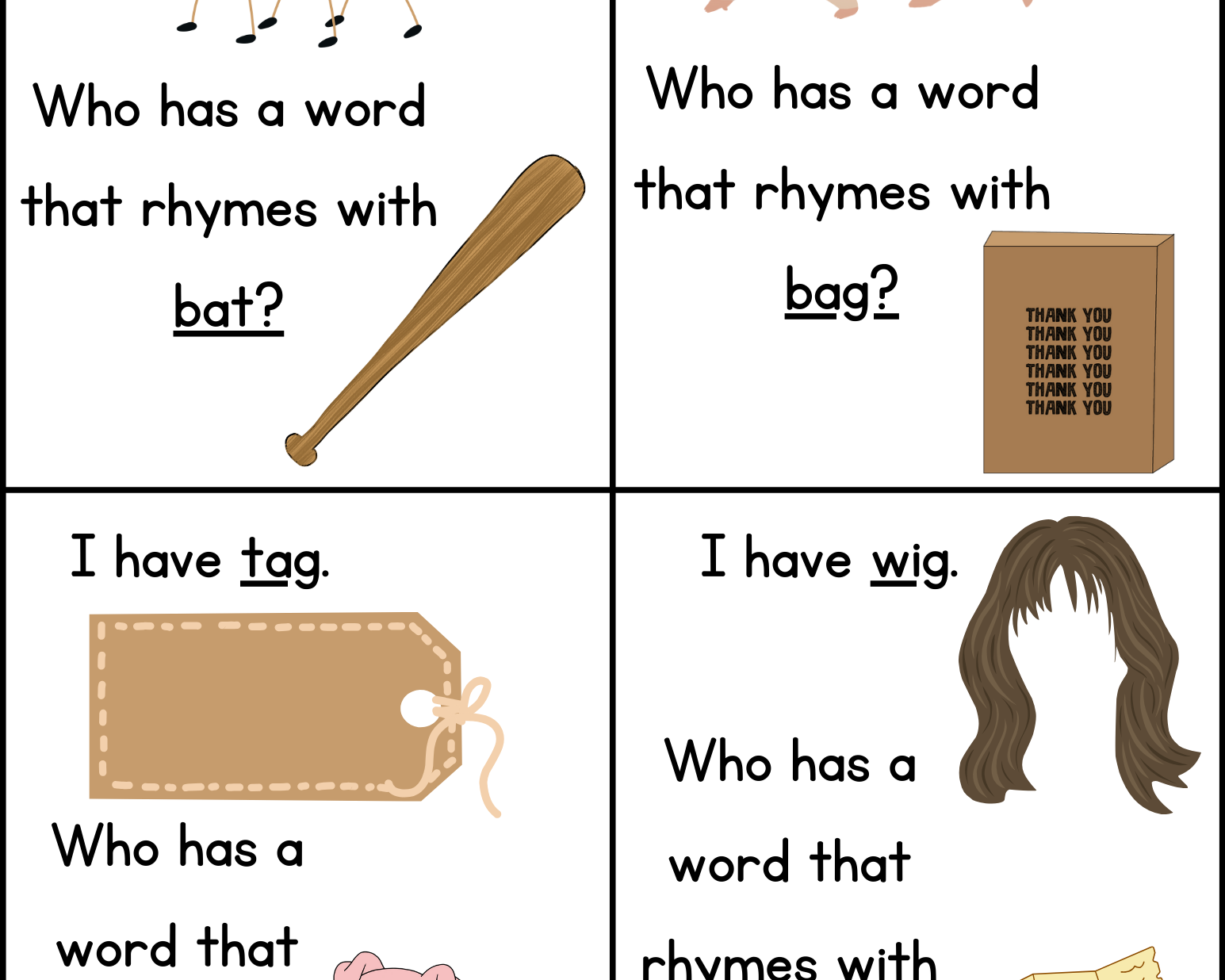 Rhyme Time:  A Fun Activity That Can Be Used In A Station Or Small Group.