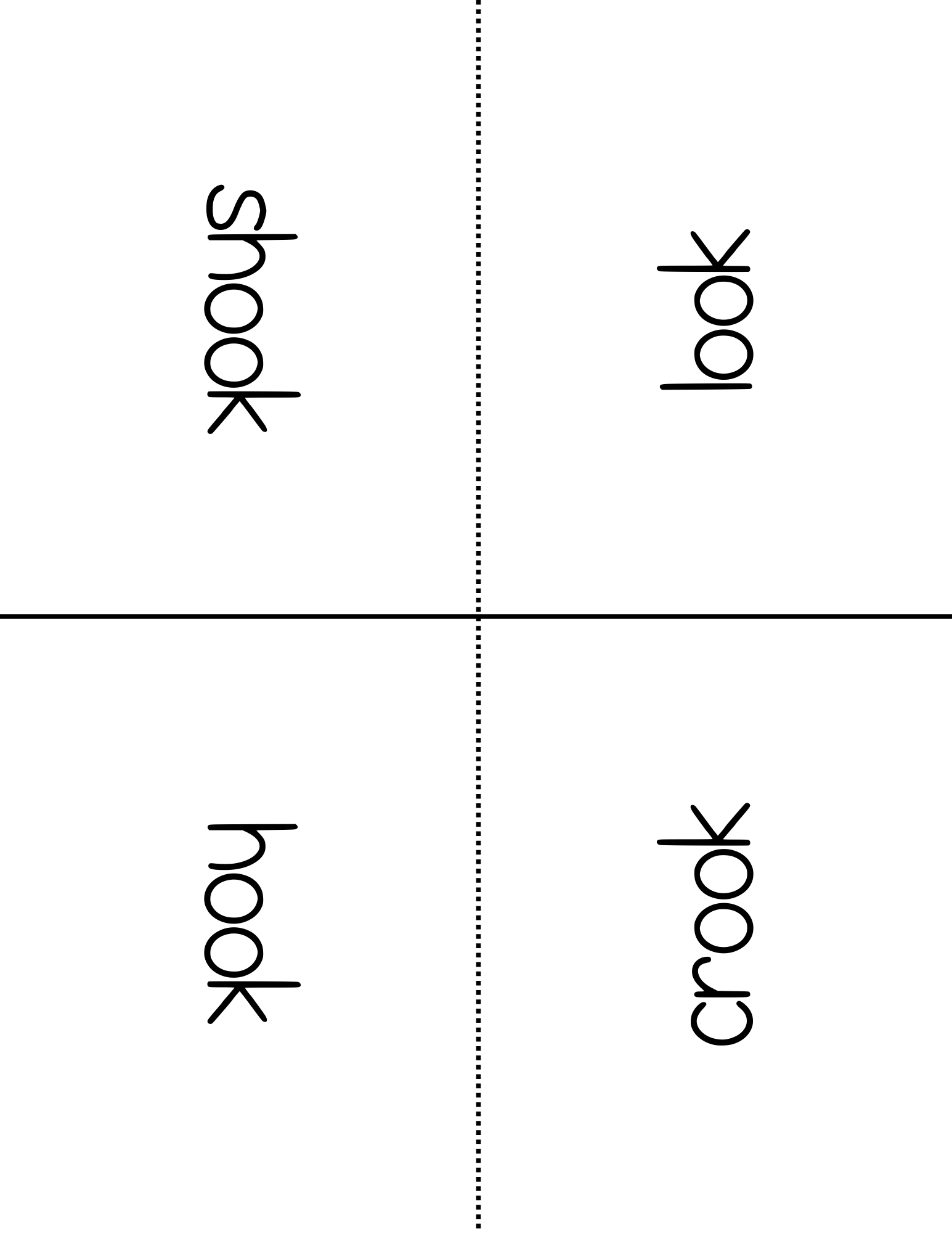 Word Family Books - Ook: This Word Family Booklet Emphasizes The Ook. It Goes Great In A Station Or