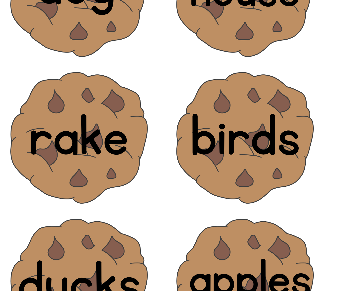 Singular & Plural Nouns Cookies Activity - This Resource Is Great For Grades 2-3.