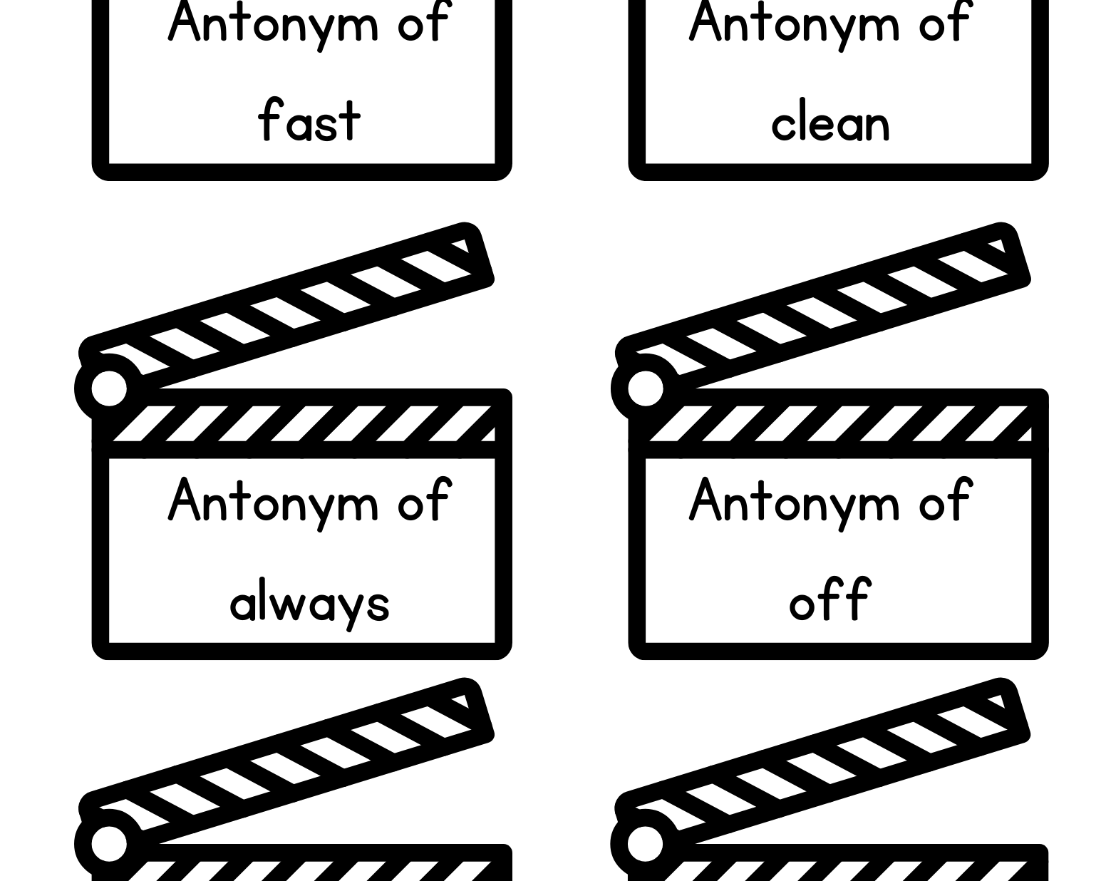 Antonym Acting! - This Resource Is Great For Grades 2-3.