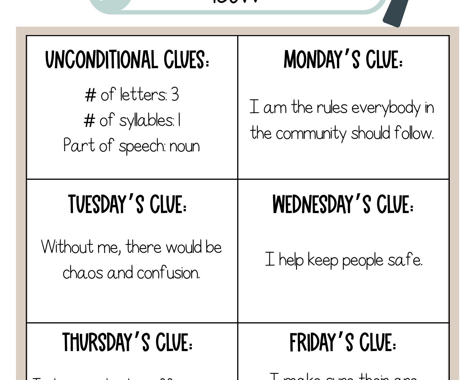 3-8 Social Studies Lexicon Mysteries