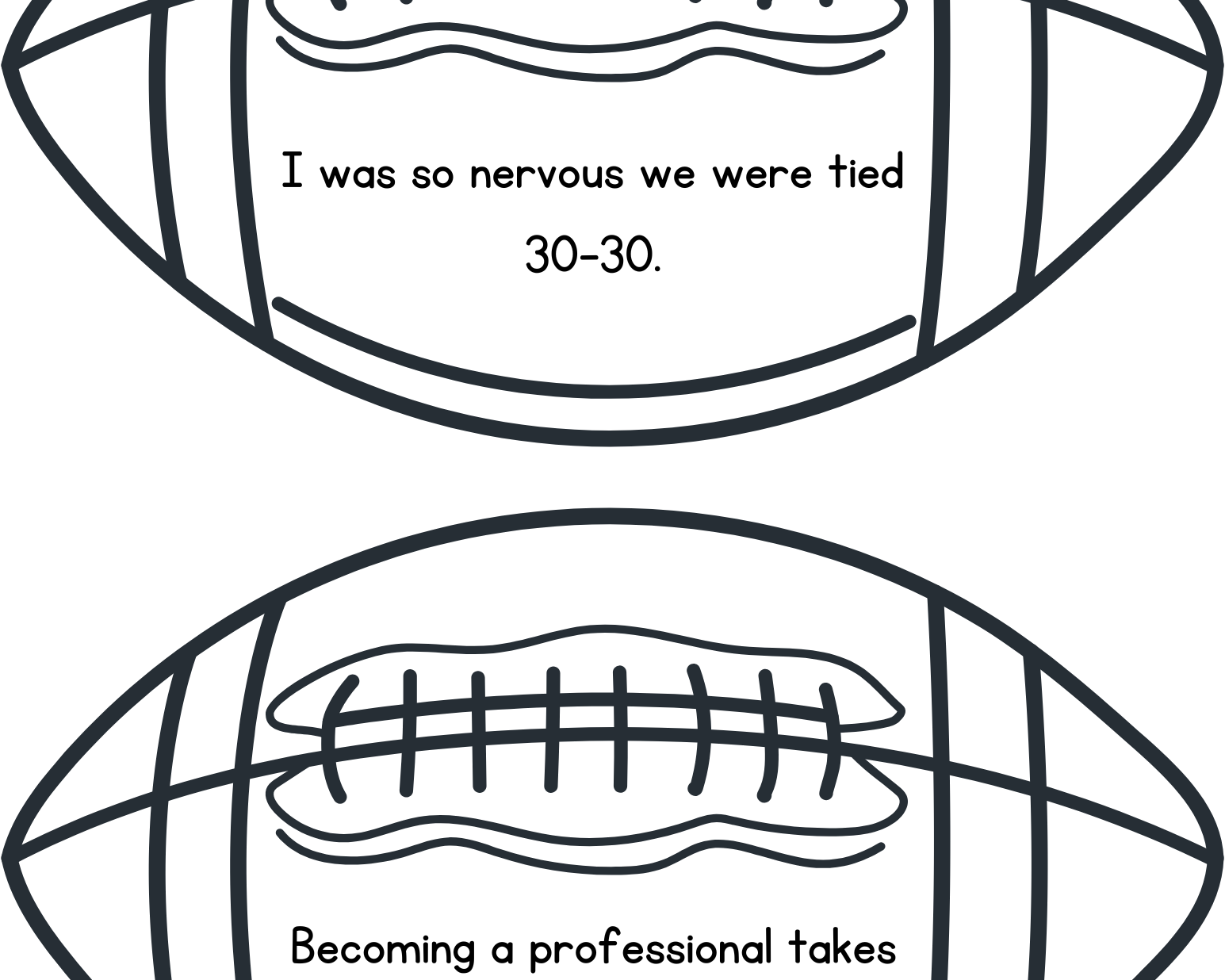 Punting Punctuation Activity - This Resource Is Great For Grades 7-8.