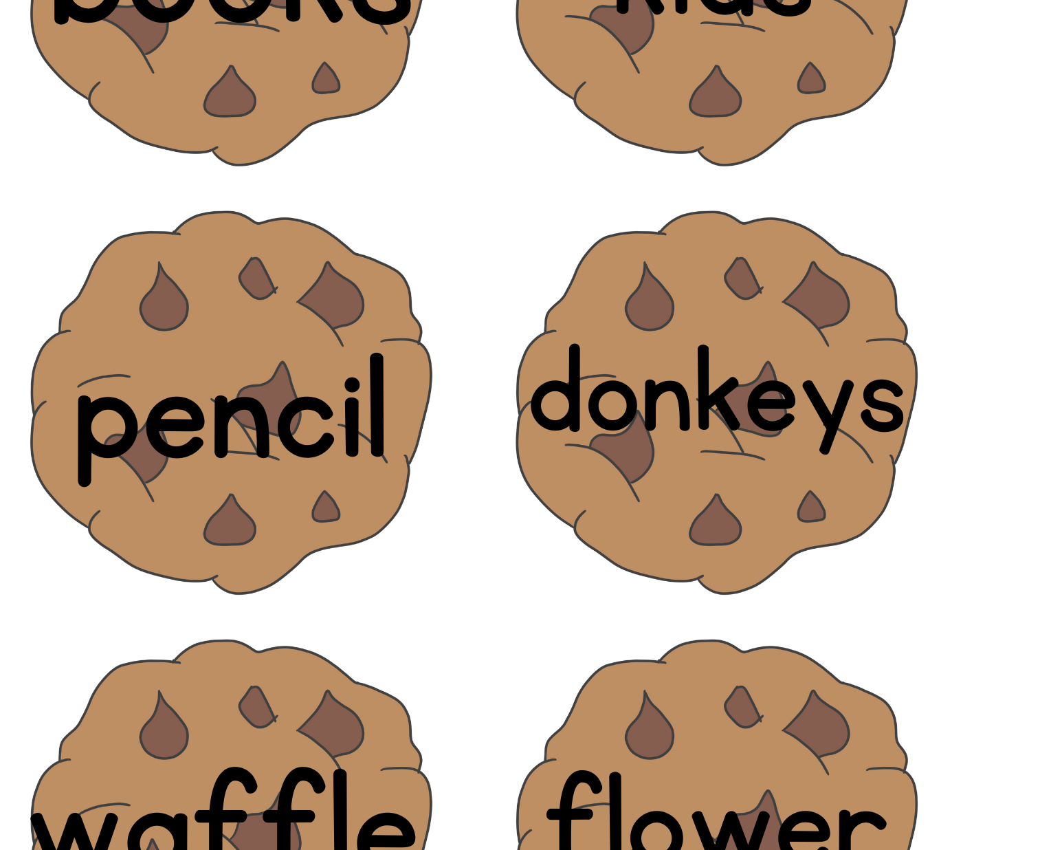 Singular & Plural Nouns Cookies Activity - This Resource Is Great For Grades 2-3.