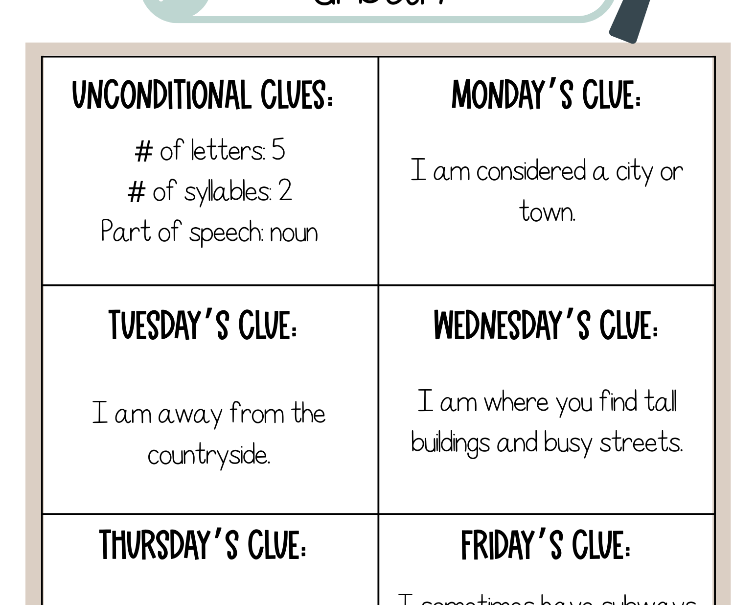 3-8 Social Studies Lexicon Mysteries