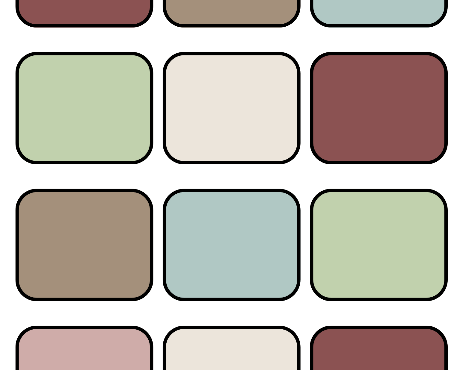 Blank Labels | Buffalo Nickel Ranch Theme