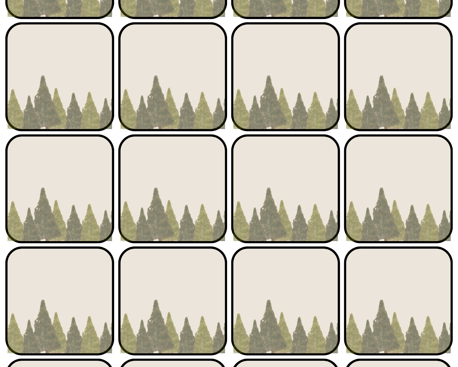 Blank Labels | Buffalo Nickel Ranch Theme