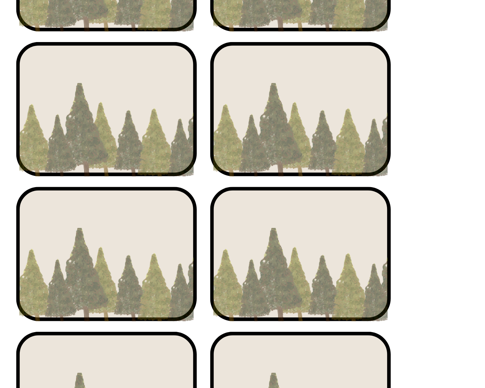 Blank Labels | Buffalo Nickel Ranch Theme