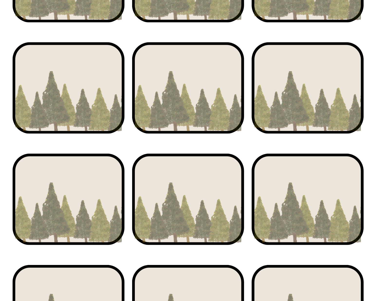 Blank Labels | Buffalo Nickel Ranch Theme